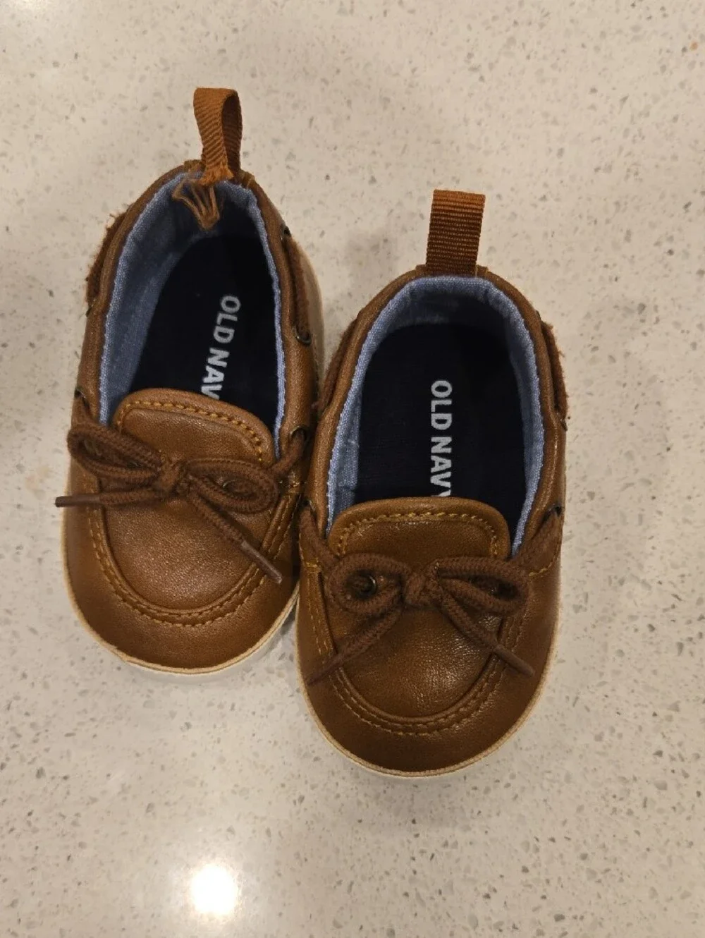 Old Navy Brown BABY Moccasin Boat Shoes